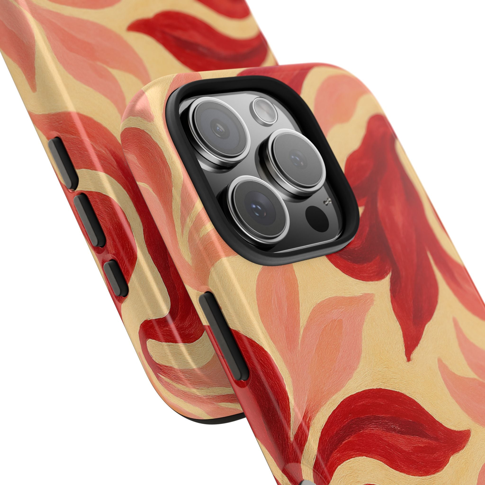 Swirling Crimson Bloom