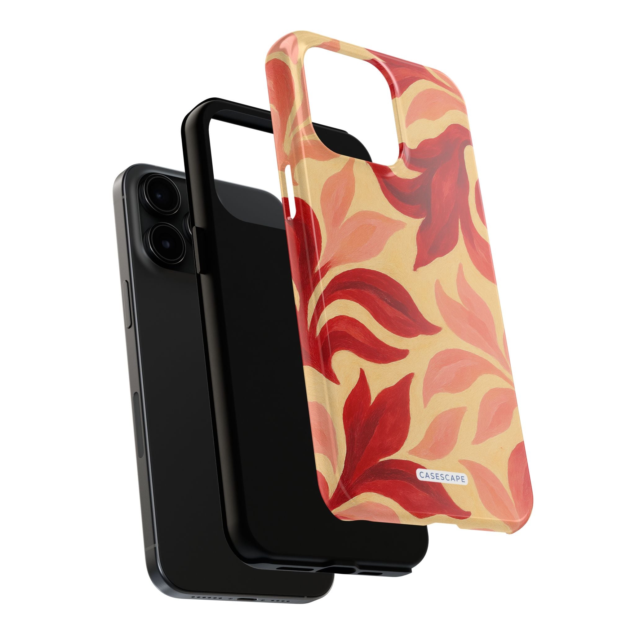 Swirling Crimson Bloom