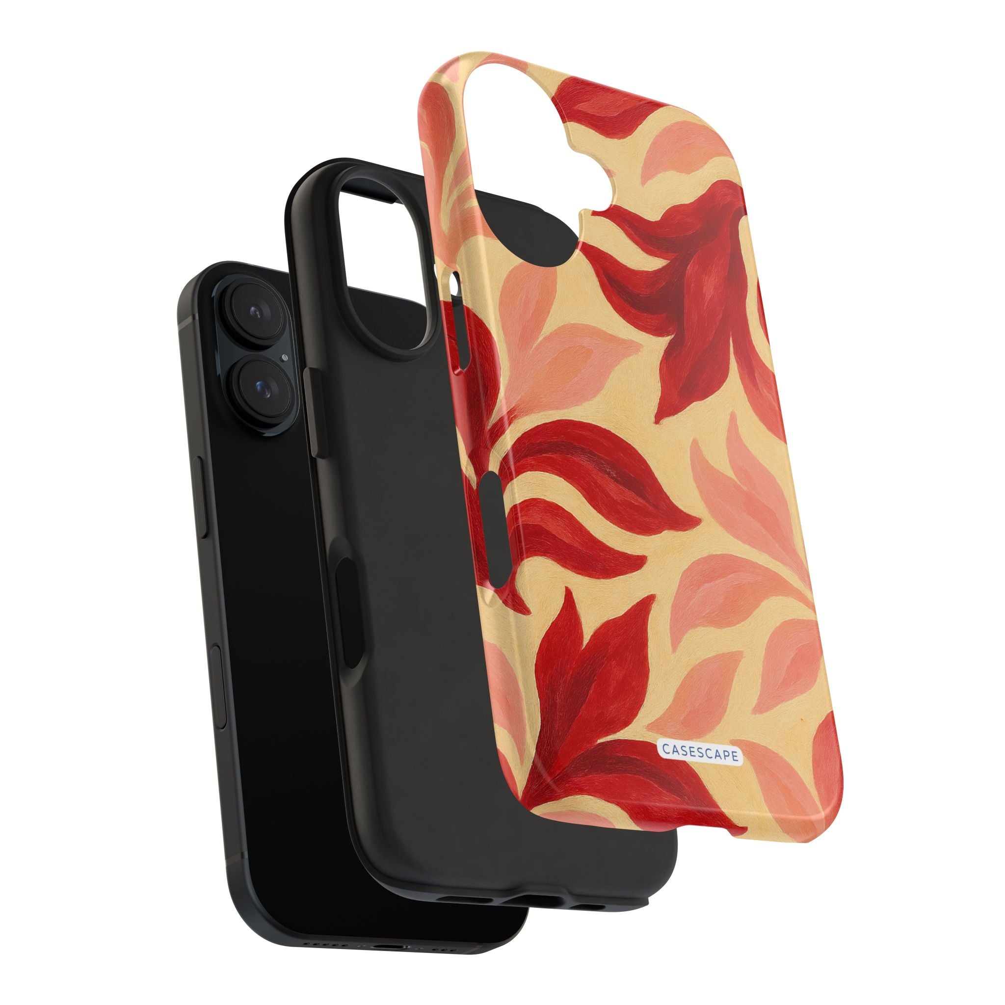 Swirling Crimson Bloom