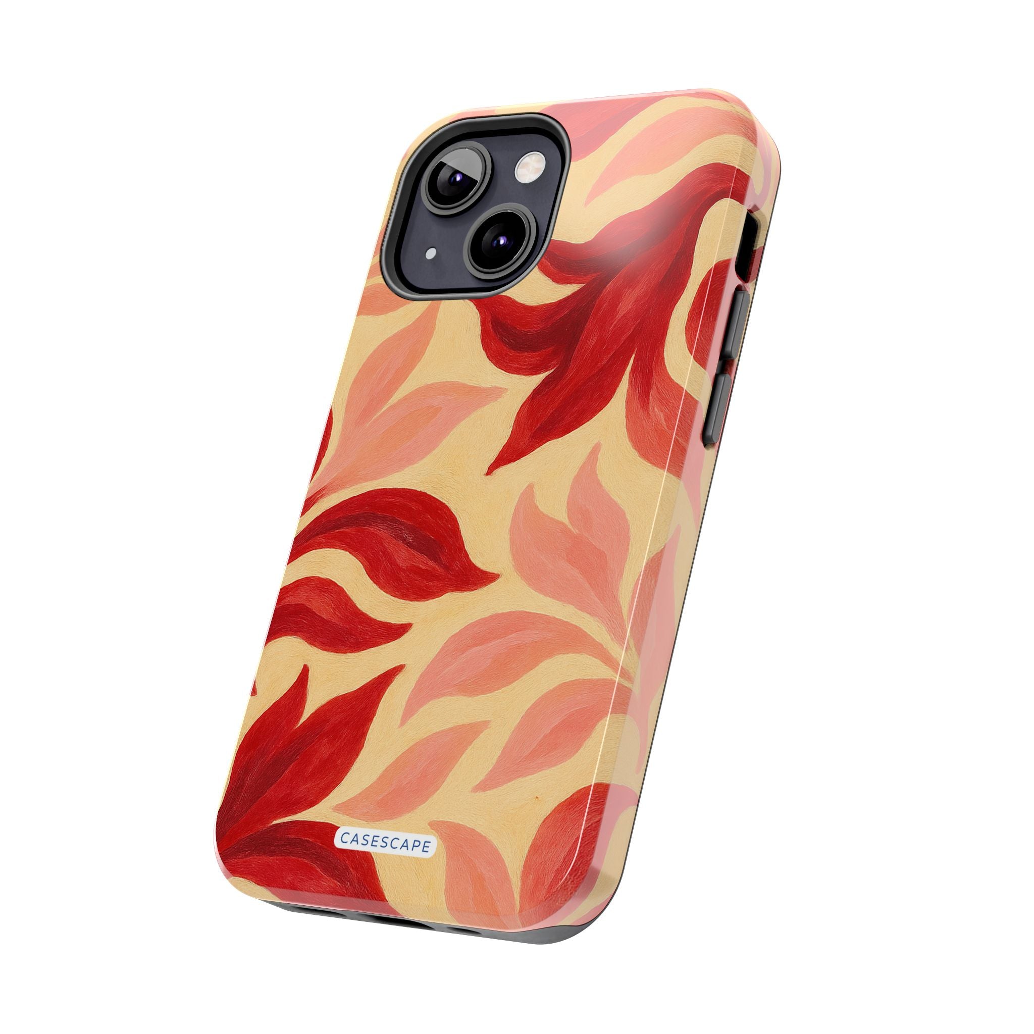 Swirling Crimson Bloom