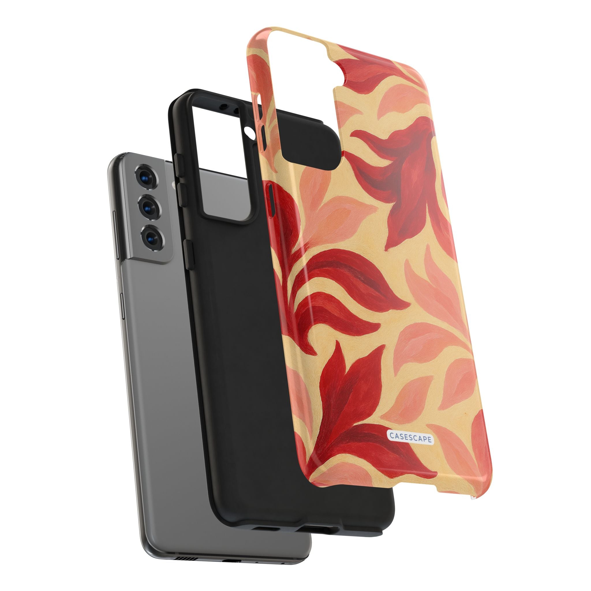 Swirling Crimson Bloom