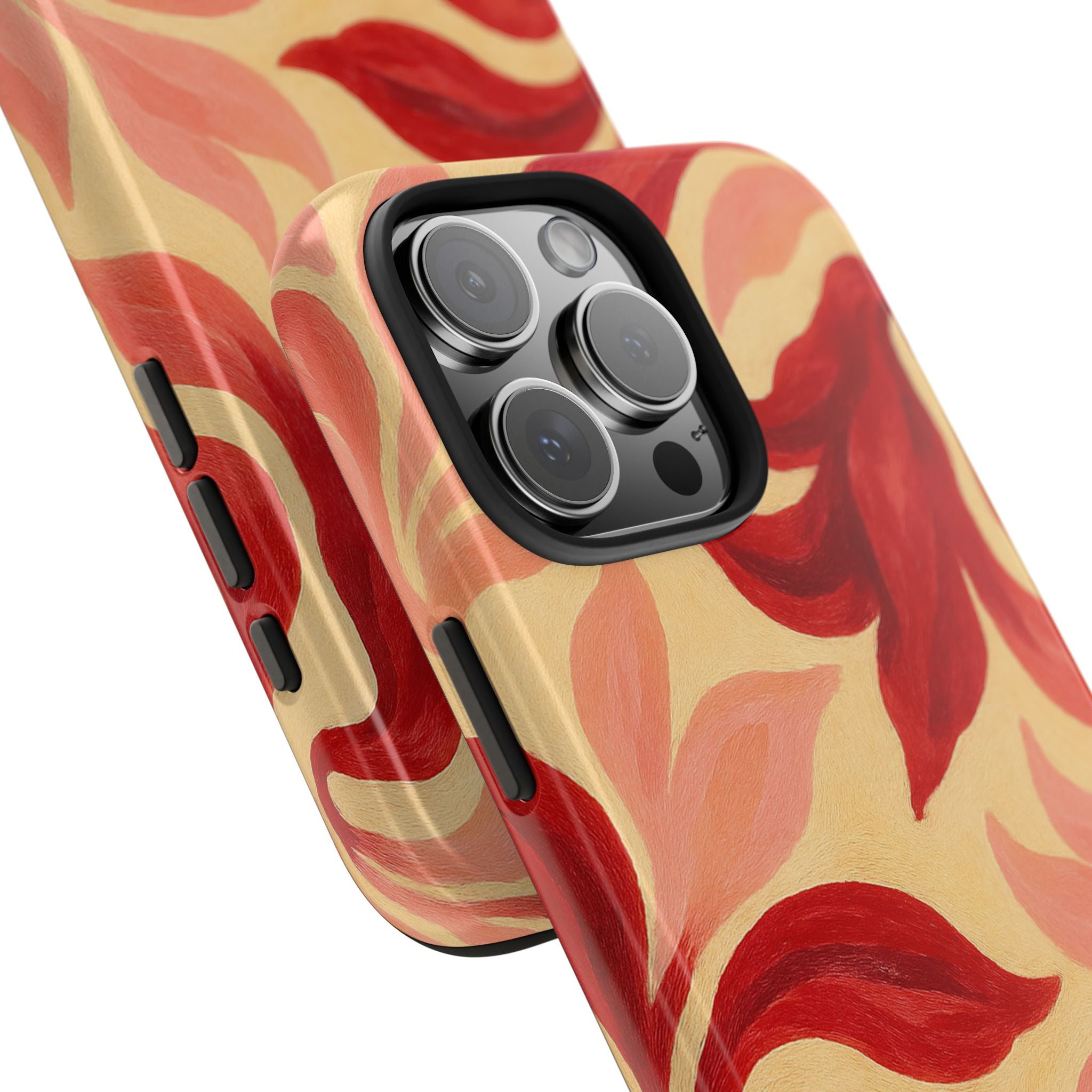 Swirling Crimson Bloom