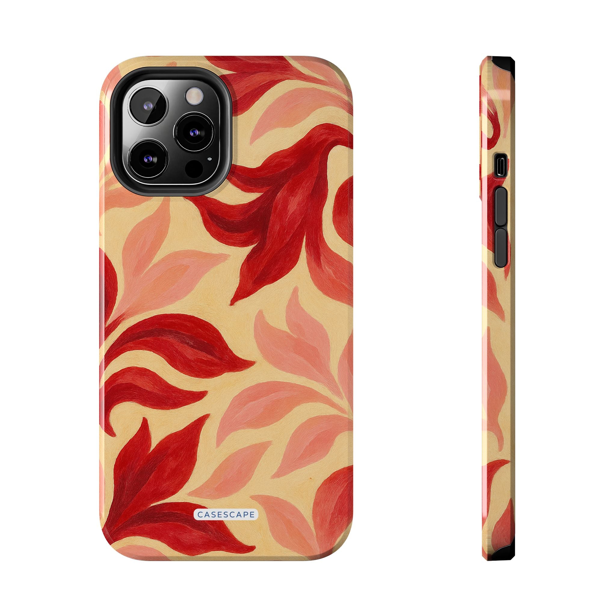 Swirling Crimson Bloom