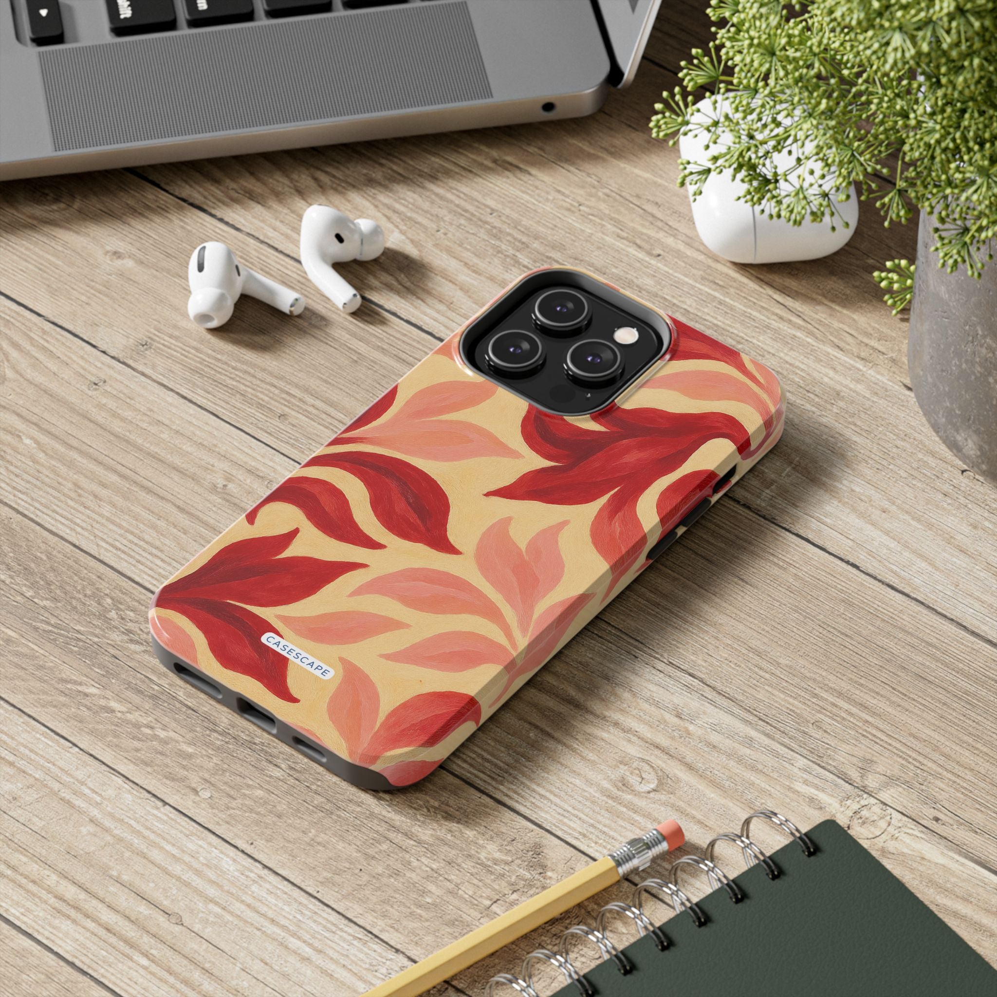 Swirling Crimson Bloom