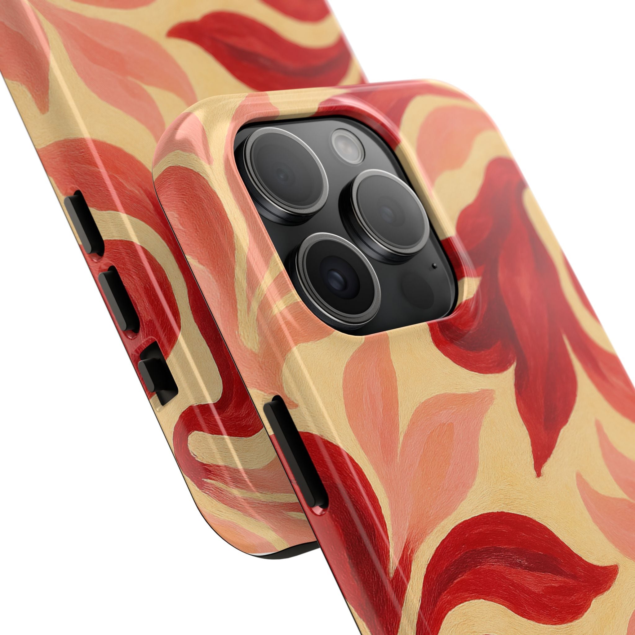 Swirling Crimson Bloom