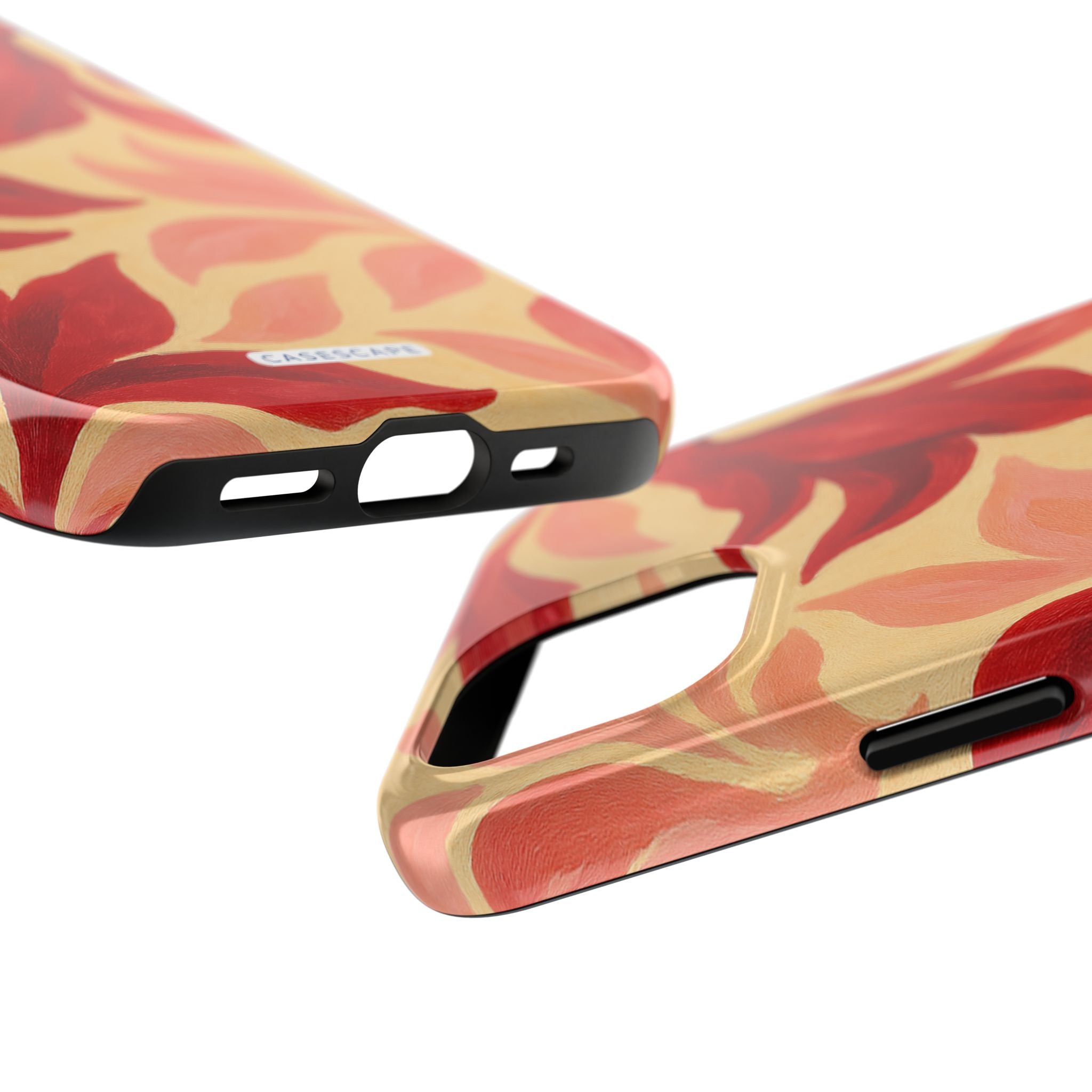 Swirling Crimson Bloom