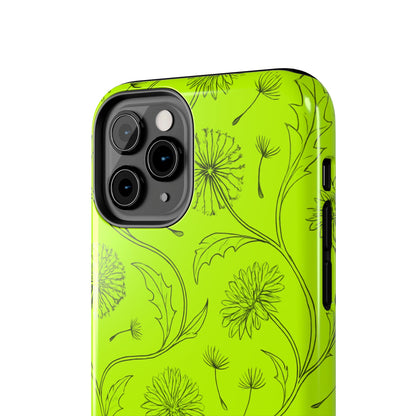 Neon Dandelion Swirl