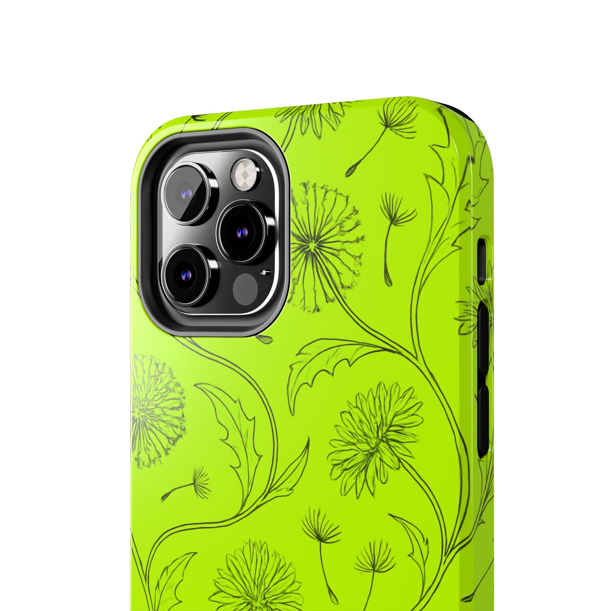 Neon Dandelion Swirl