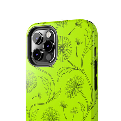 Neon Dandelion Swirl