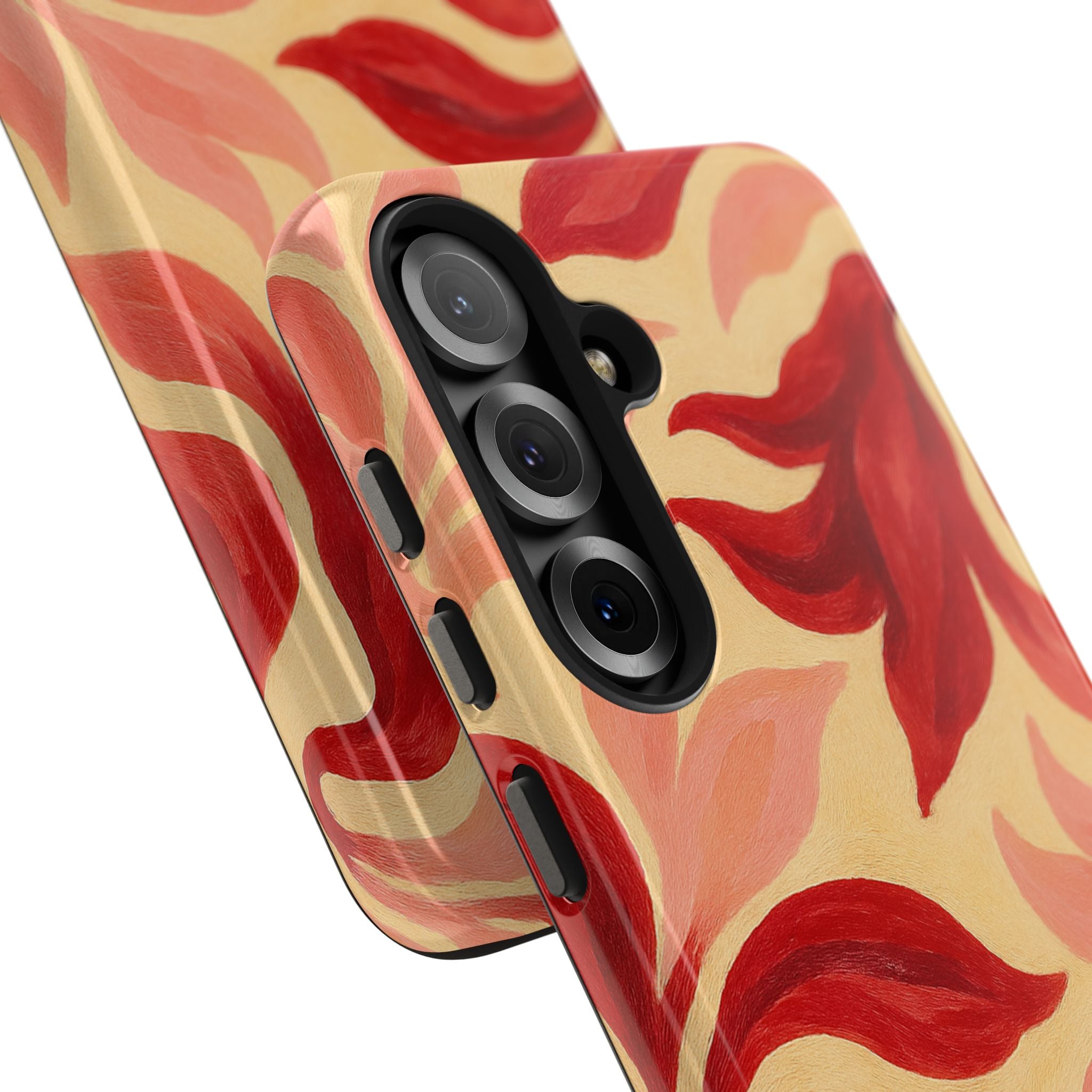 Swirling Crimson Bloom