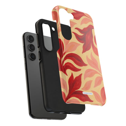 Swirling Crimson Bloom