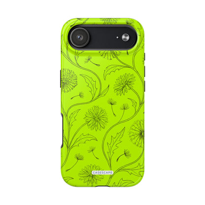 Neon Dandelion Swirl