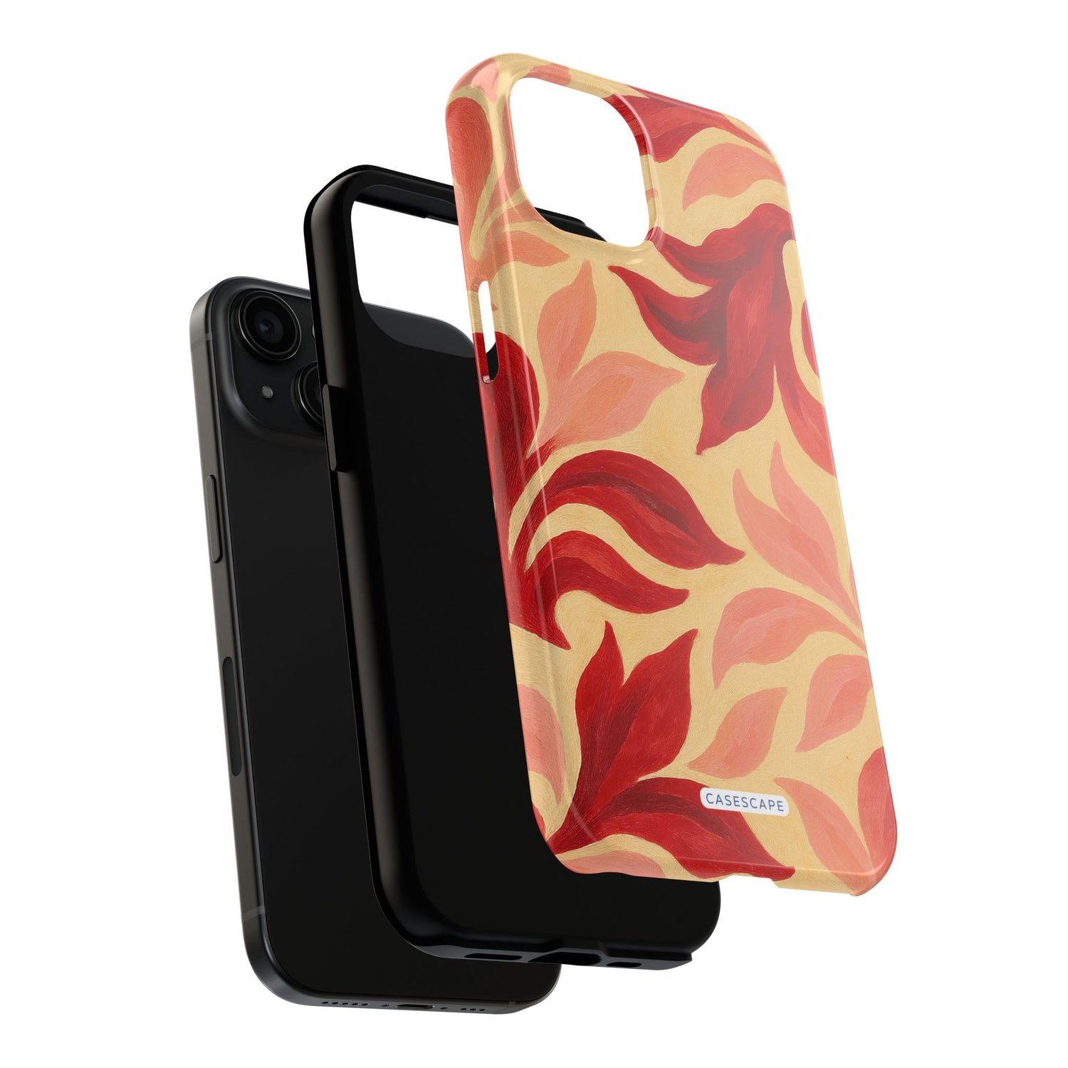 Swirling Crimson Bloom