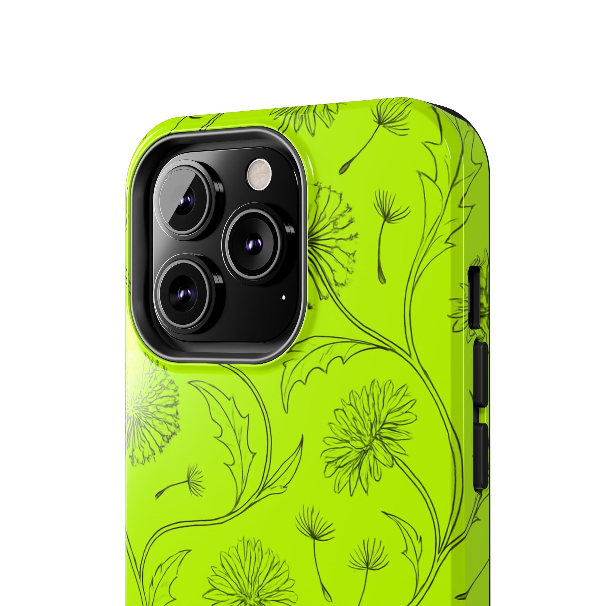 Neon Dandelion Swirl