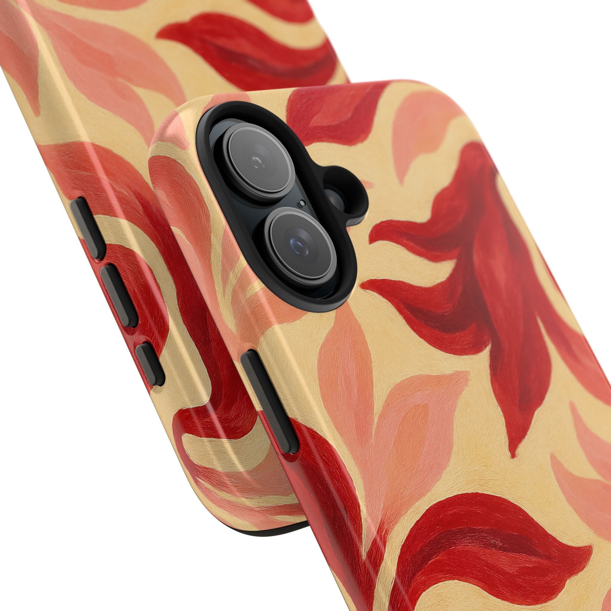 Swirling Crimson Bloom