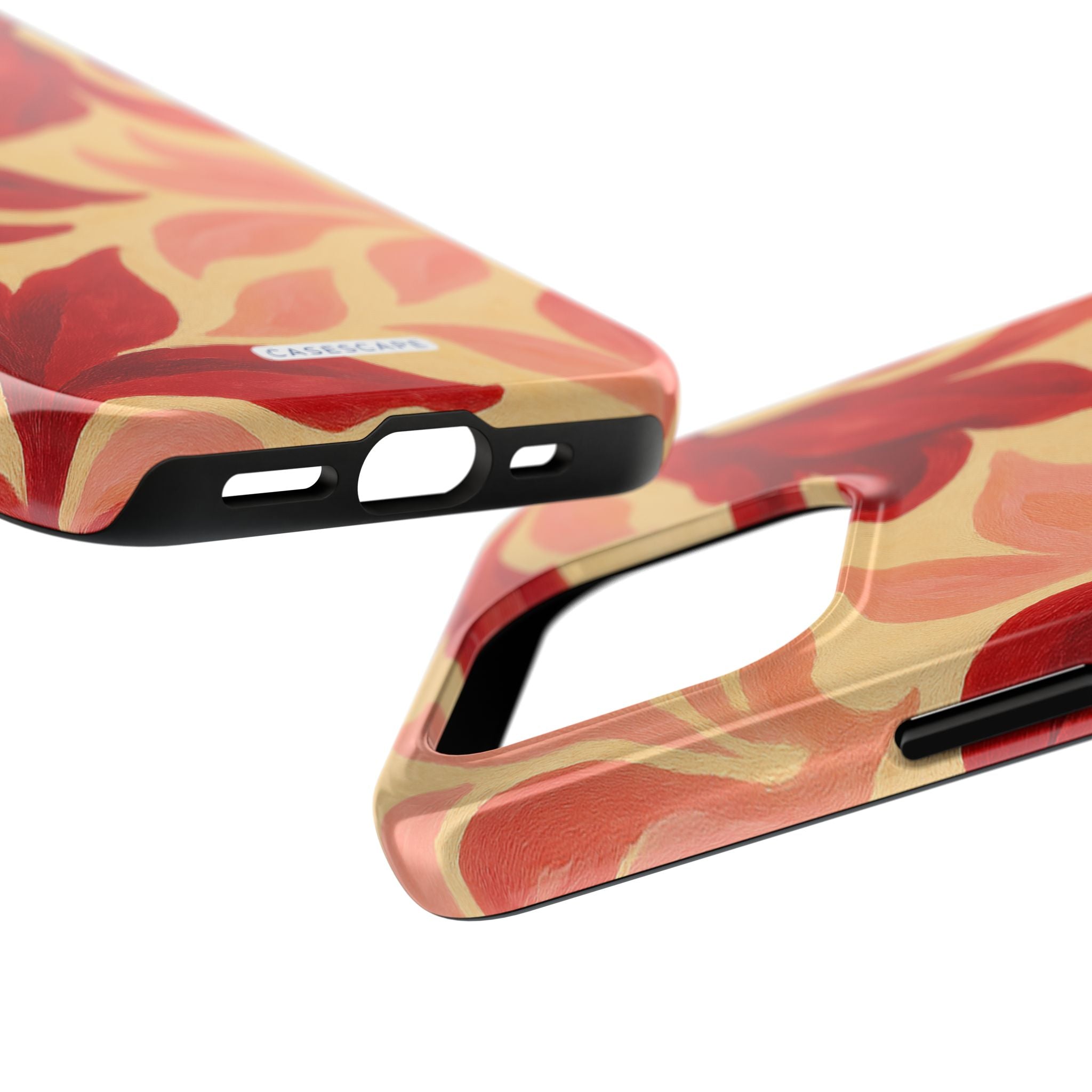 Swirling Crimson Bloom