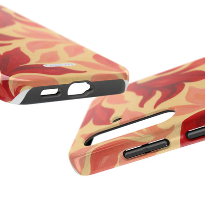 Swirling Crimson Bloom