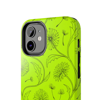 Neon Dandelion Swirl