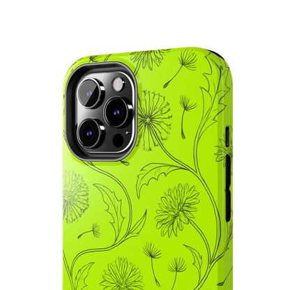 Neon Dandelion Swirl