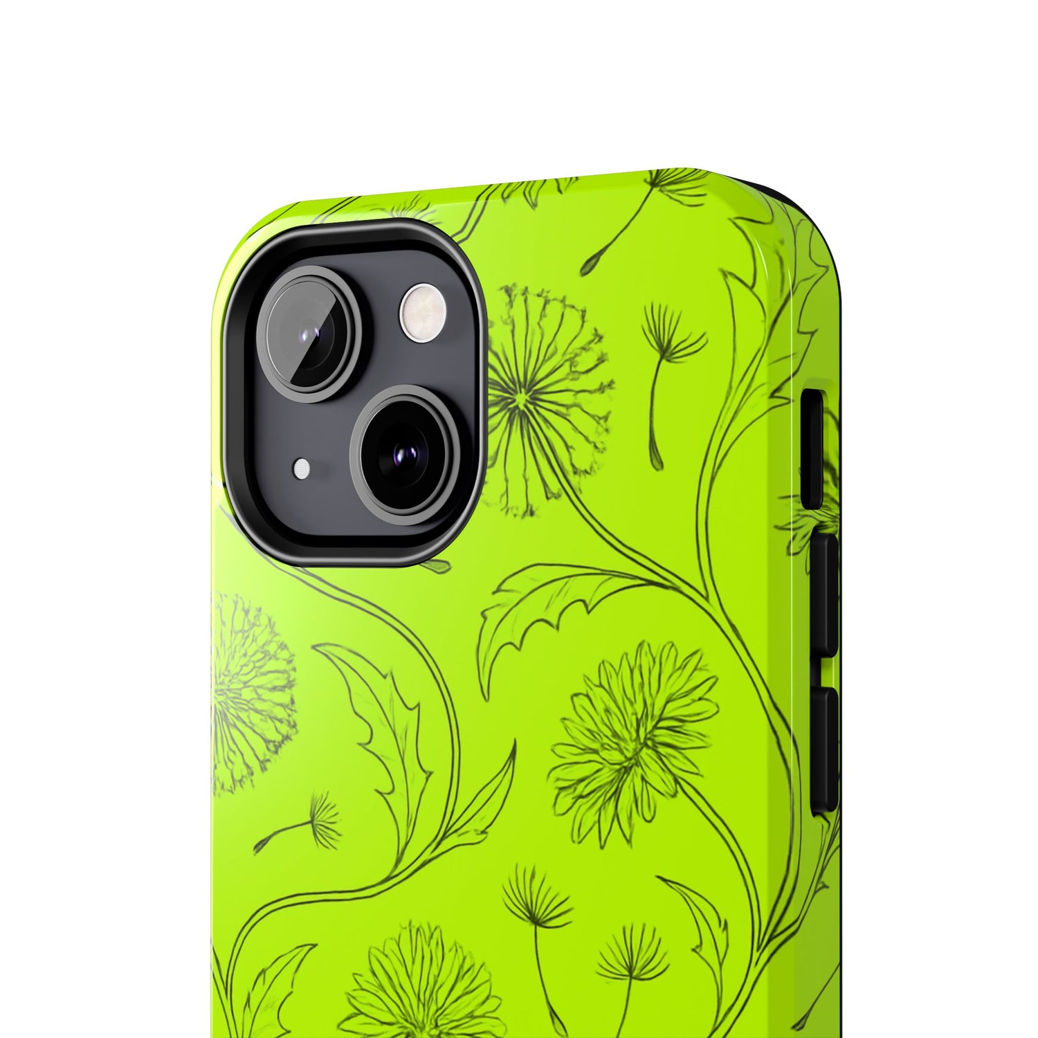 Neon Dandelion Swirl