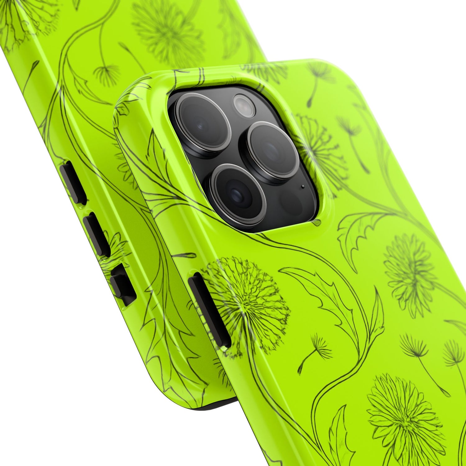 Neon Dandelion Swirl