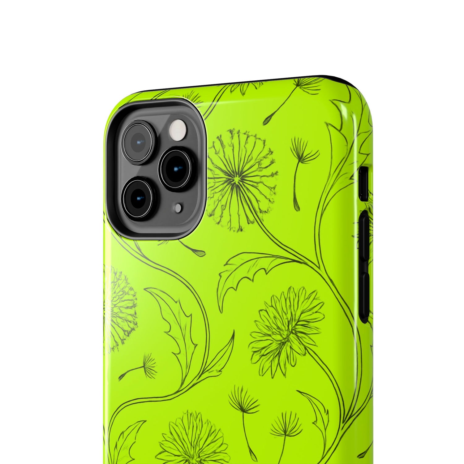 Neon Dandelion Swirl