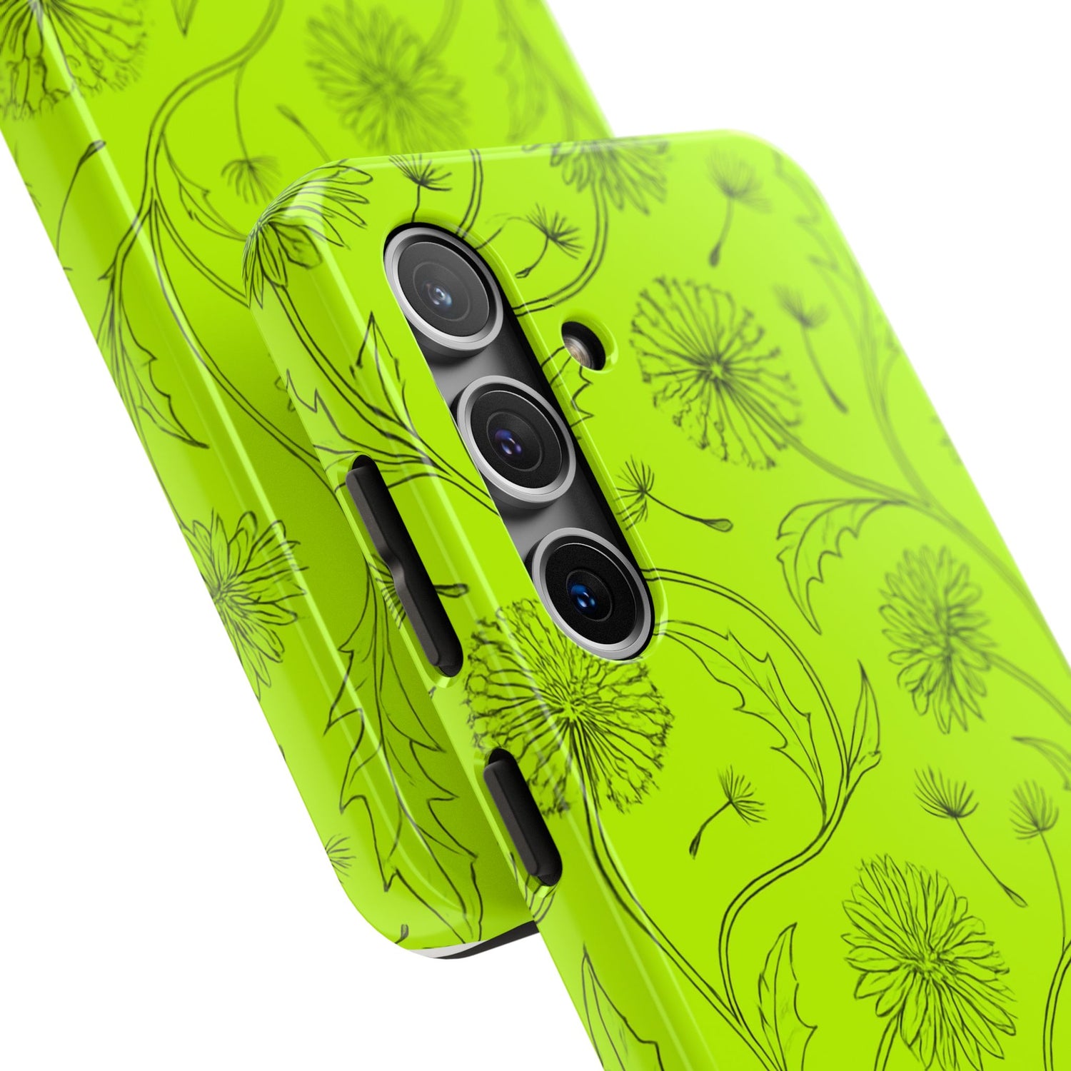 Neon Dandelion Swirl