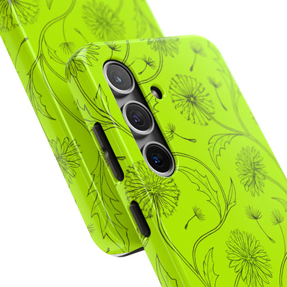 Neon Dandelion Swirl