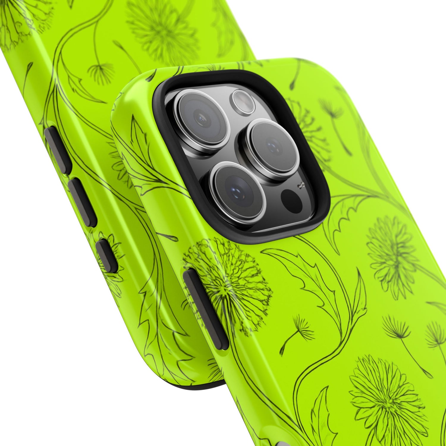 Neon Dandelion Swirl