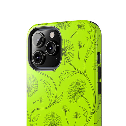 Neon Dandelion Swirl