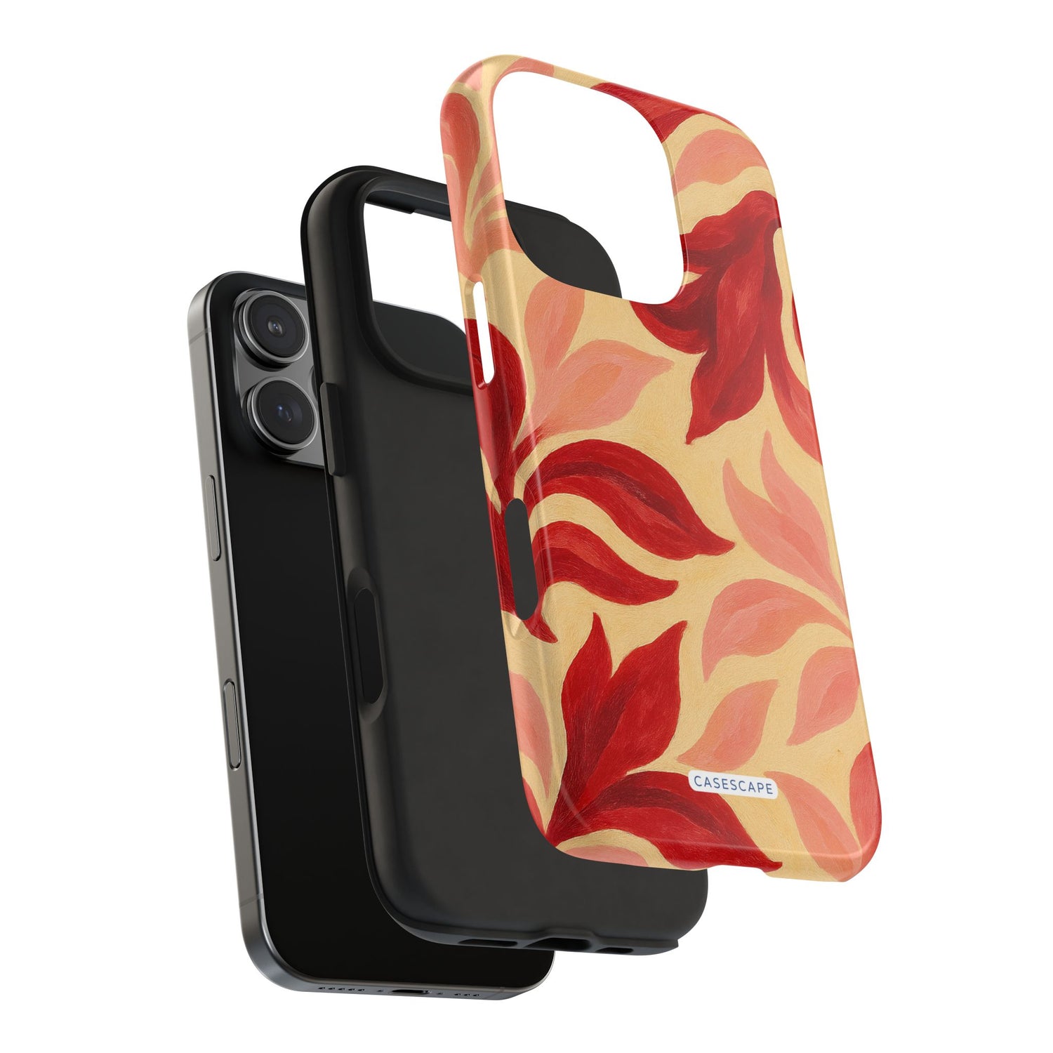 Swirling Crimson Bloom