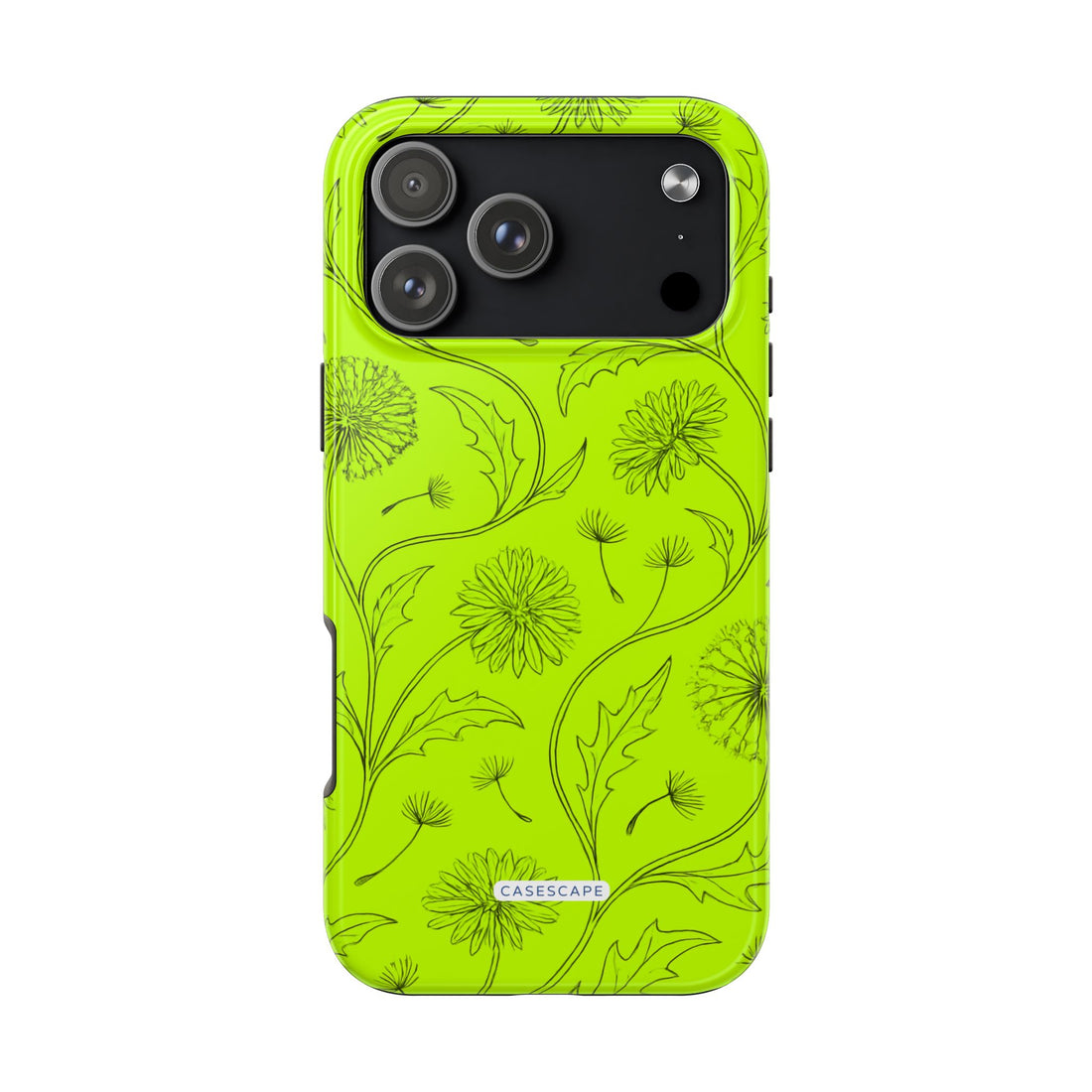 Neon Dandelion Swirl