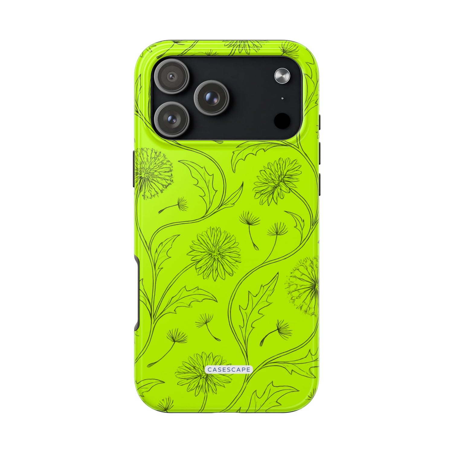 Neon Dandelion Swirl