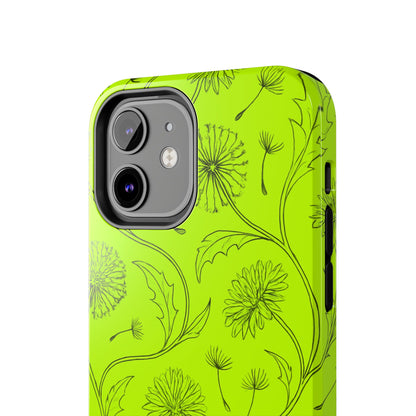 Neon Dandelion Swirl