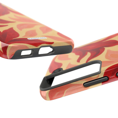 Swirling Crimson Bloom