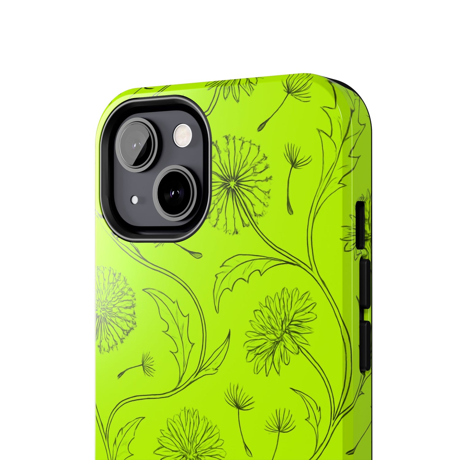 Neon Dandelion Swirl