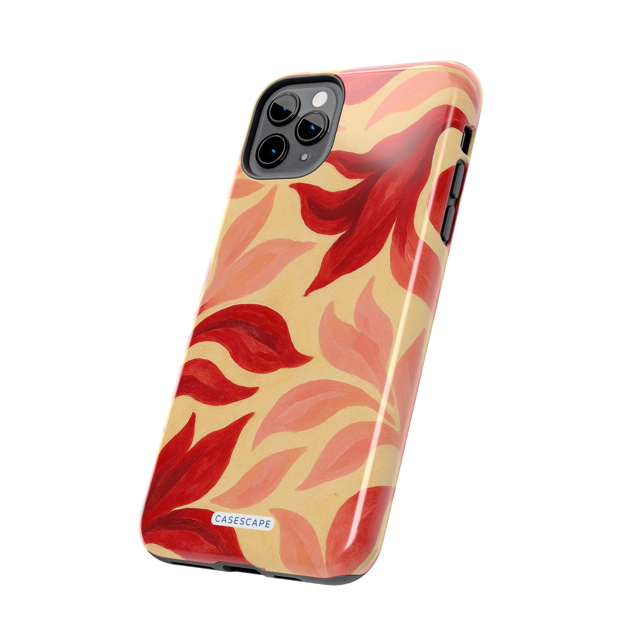 Swirling Crimson Bloom