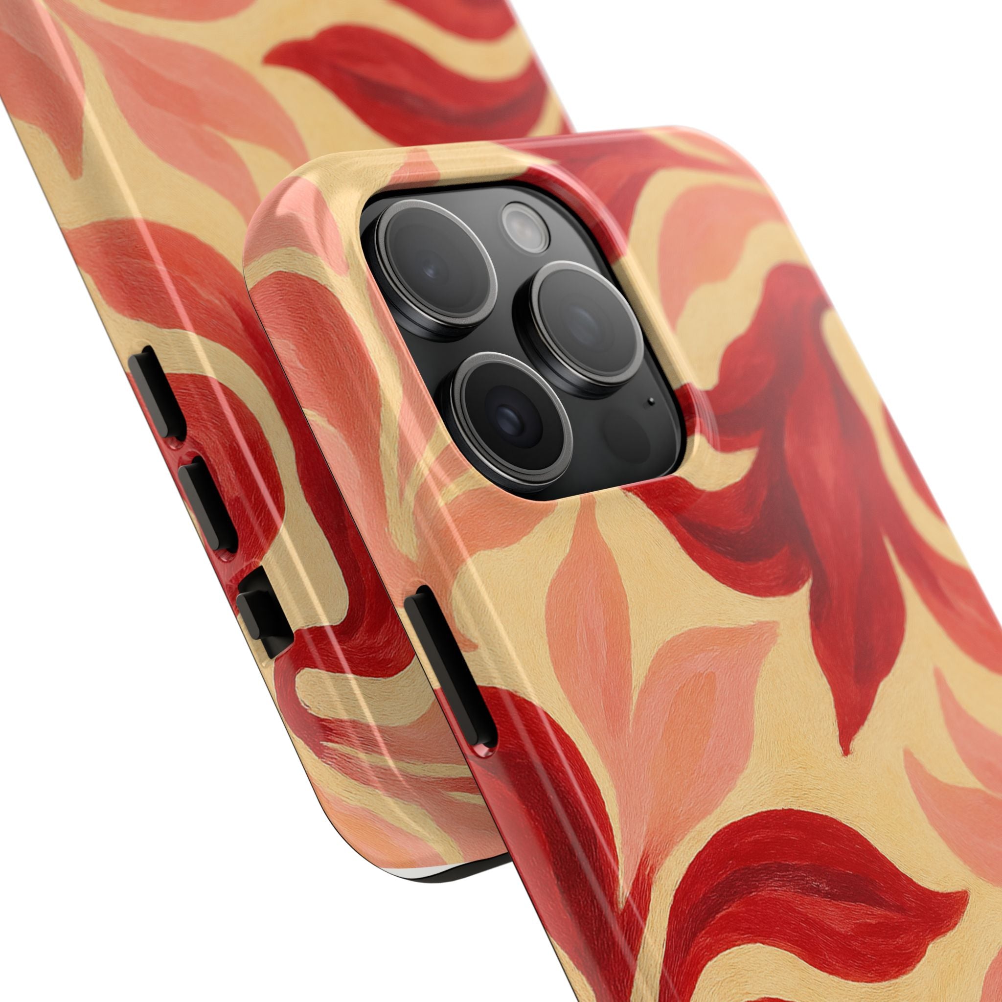 Swirling Crimson Bloom