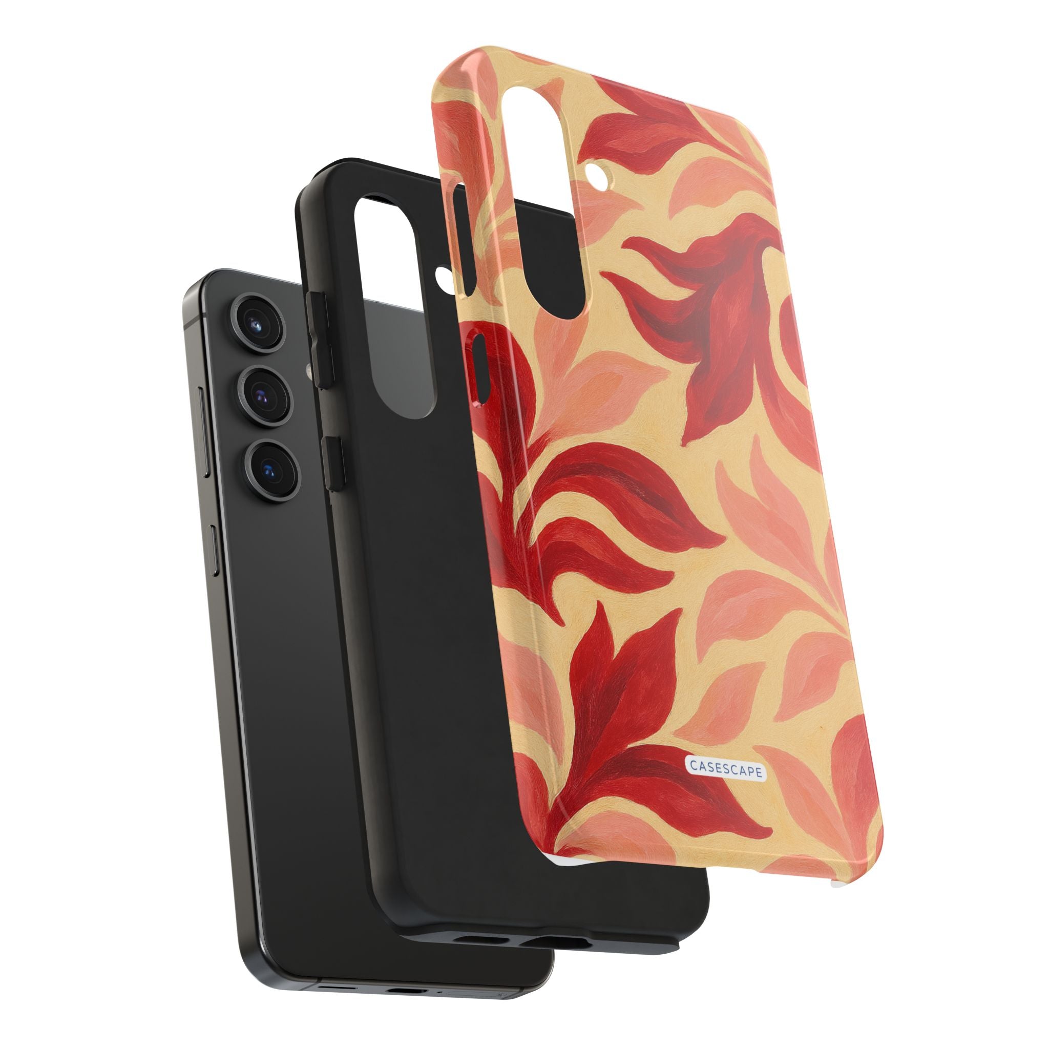 Swirling Crimson Bloom