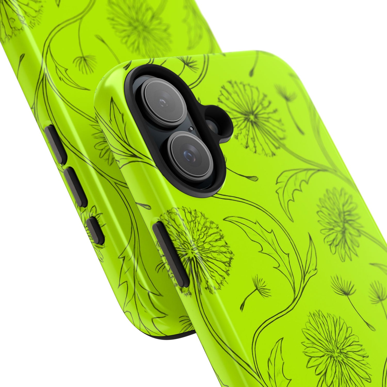 Neon Dandelion Swirl