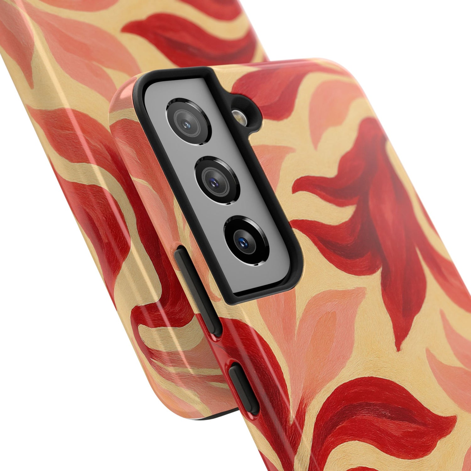 Swirling Crimson Bloom