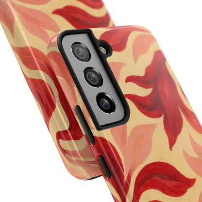 Swirling Crimson Bloom