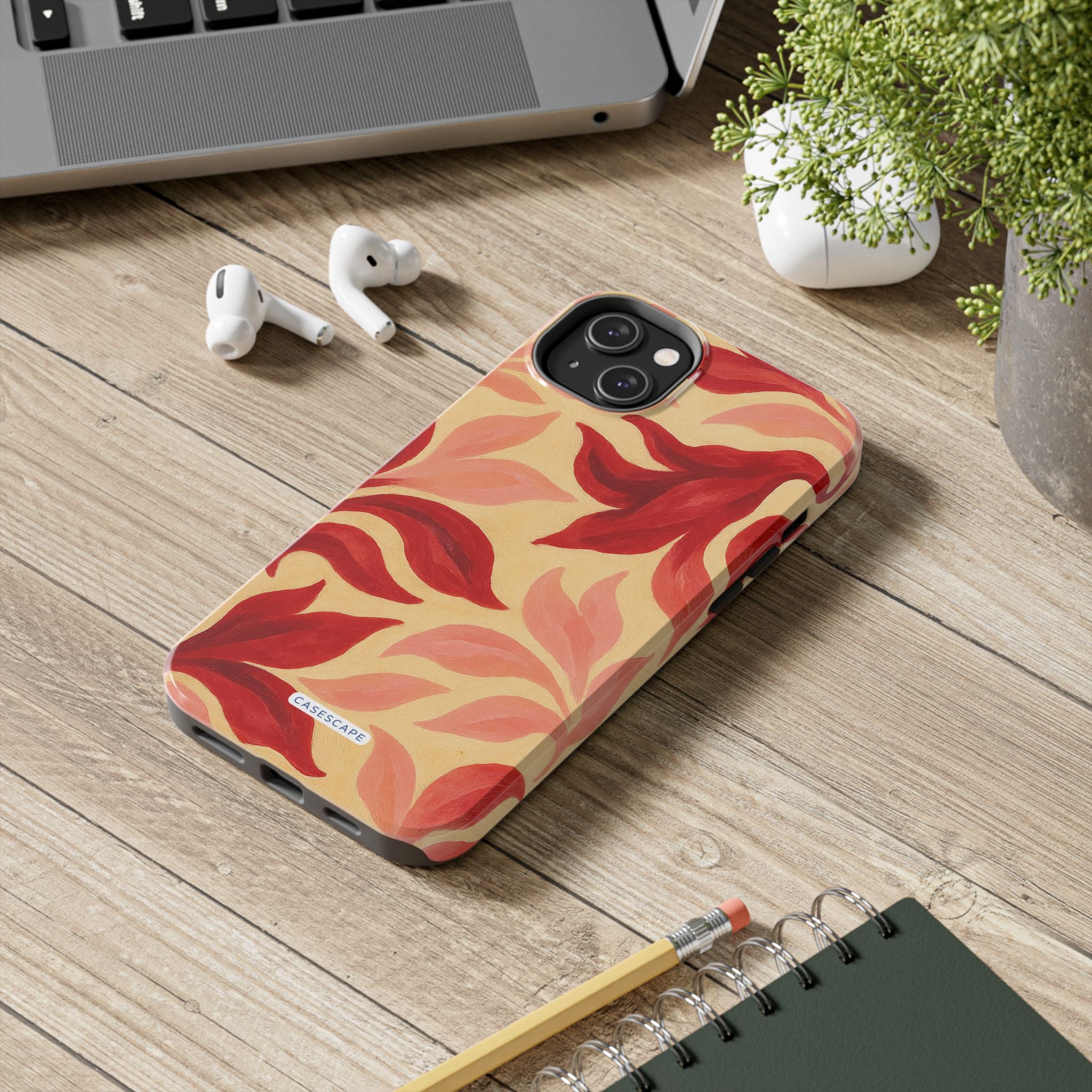 Swirling Crimson Bloom