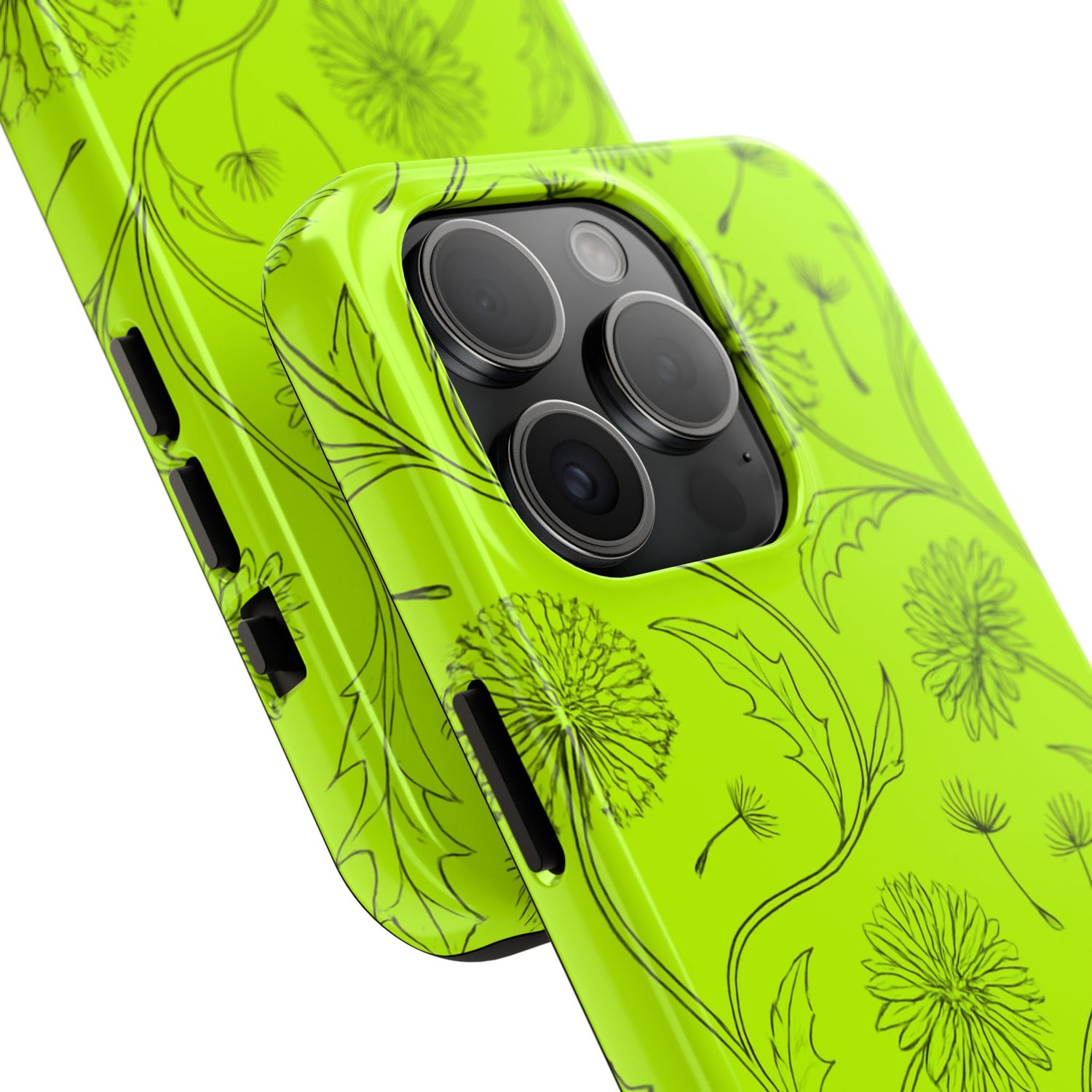 Neon Dandelion Swirl