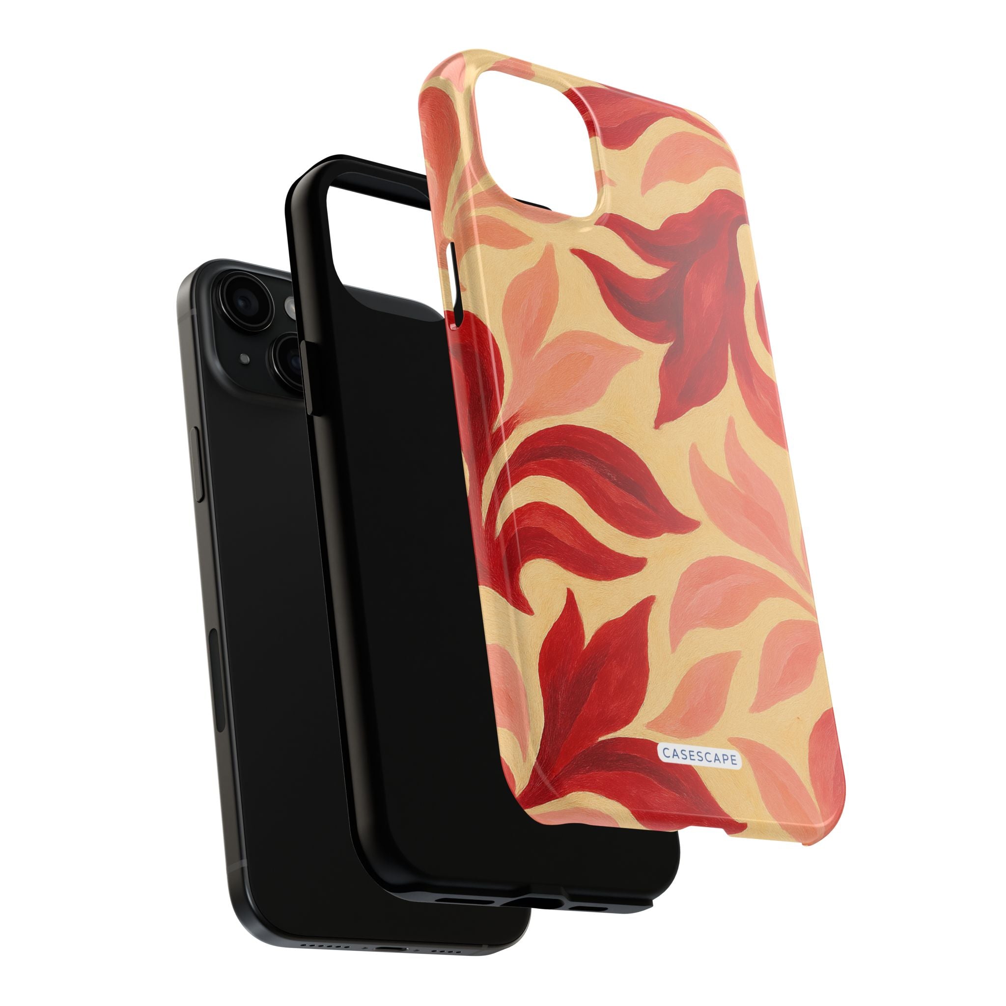 Swirling Crimson Bloom