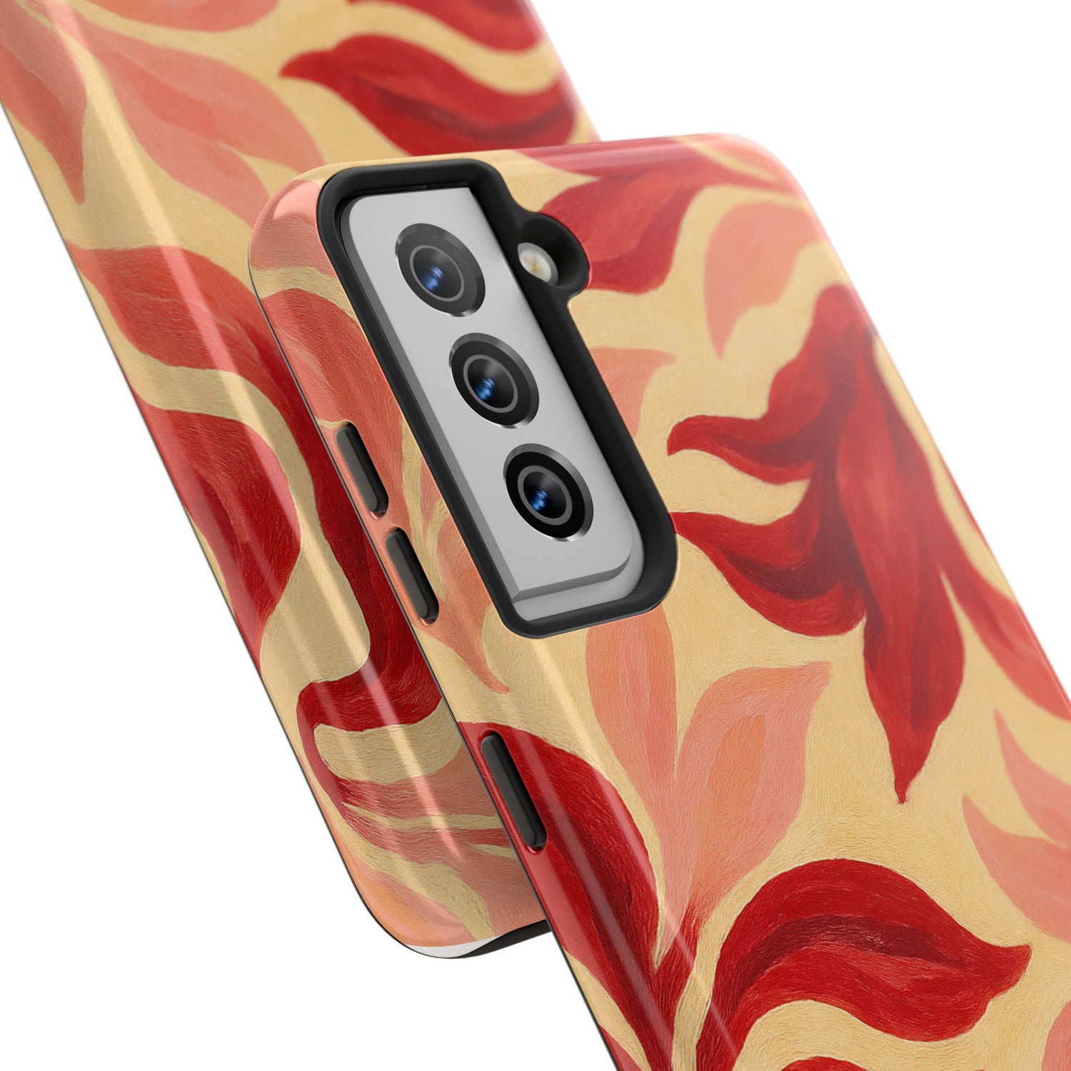 Swirling Crimson Bloom